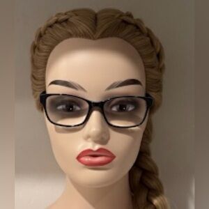 Karen Kane Thornmint Eyeglasses Frames Navy Teal Two-Tone